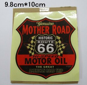 【新品・即決】#4 ルート66 ROUTE66 ステッカー ハーレー モーターサイクル ボディ タンク アメリカン バイク