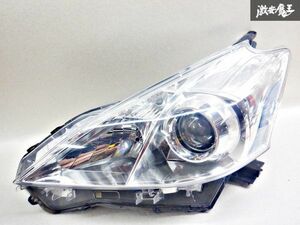 トヨタ純正 ZVW40W ZVW41W プリウスα 前期 ハロゲン ヘッドライト ヘッドランプ 左 左側 助手席側 KOITO 47-41 棚2L24