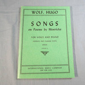 o) ヴォーカル、ピアノ ヴォルフ メーリケの詩による歌曲集 4巻 高声[1]4955の画像1