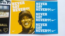 NIKE 非売品 野球 シール ダルビッシュ有(2枚) 清原和博 NEVER SAY NEVERや!　稲葉篤紀　計 4枚セット ナイキ_画像5