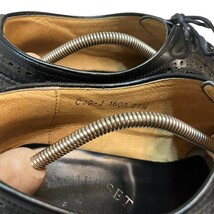 【美品】1スタ　リーガル　ウイングチップシューズ　メダリオン　CJ9-J 1603 27.5cm 本革　ビジネスシューズ REGAL 革靴 ウイングチップ _画像4