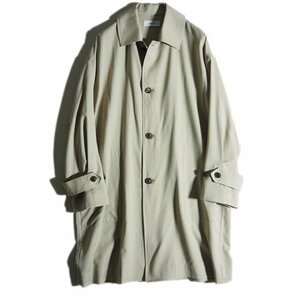 C1845H2 #MARKAma-ka# 22SS SHIRT COAT WOOL SOFT SERGE шерсть пальто с отложным воротником бежевый / большой Silhouette рубашка пальто весна осень 