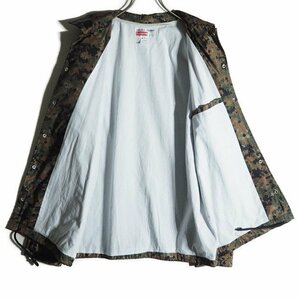 M8971f24 ■コムデギャルソン シャツ × シュプリーム■ 13SS dot Camo Mirror Logo Coaches Jacket コーチジャケット カーキ L 春～秋の画像6