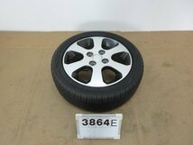 3864E 165/55/R14 4穴 14×4.5J PCD100 GOODYEAR グッドイヤー スズキ純正アルミホイール ノーマルタイヤ 1本_画像1