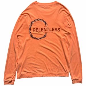 Rare 18AW 1017 ALYX 9SM “RELENTLESS” back logo long-sleeve tops archive collection Matthew Williams GIVENCY 2018AW sizeL 希少