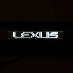 レクサス LEXUS 純正 オプション 20系 RX 前期 後期 LED スカッフイルミネーション パネル スカッフプレート RX300 RX450h の画像3