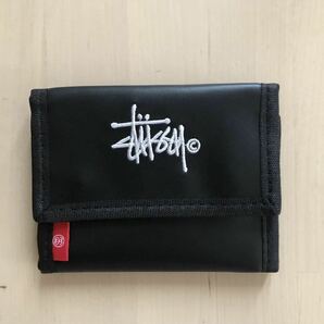 STUSSY ブラック 財布 ステューシー ロゴ刺繍入りウォレット 宝島社 付録の画像4