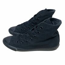 AF782 CONVERSE コンバースオールスター ハイカットスニーカー US3.5 22.5cm ブラック キャンバス_画像2