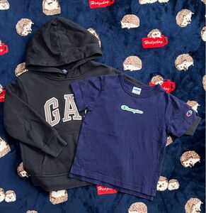 チャンピオンTシャツ& GAP kids パーカーセット　120cm