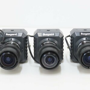 60☆Ikegami 池上通信 ISD-110HD／FUJINON 1:1.3/2.8-8mm 3台まとめて◆0416-182の画像1