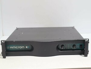 140☆AMCRON アムクロン ハイパフォーマンスパワーアンプ K2☆3K-432