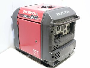 西H☆Honda Honda EU28iS 防音type インバーター発電機 Oil交換済み 50/60Hz☆3I-069