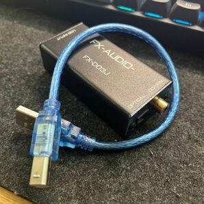 FX-AUDIO FX-D03J + USBケーブル