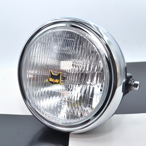 マーシャル ヘッドライト 当時タイプ 180Φ LED ポジション付 検 シビエ 凹み CIBIE ゼファー400 ZRX400 CBX400F GS400 Z400FX XJ400 CBの画像3