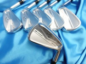 【Callaway】【キャロウェイ】【2024 X-FORGED STAR】【エックスフォージド スター アイアン】【MODUS3 TOUR105-S】【#5-PW】【6本セット】