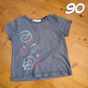 90 金魚柄の半袖Tシャツ　男の子　トップス