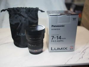  Panasonic LUMIX 7-14mm F4.0 ASPH lens 