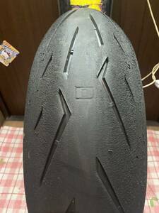 中古MCタイヤ 2021年製造 PIRELLI DIABLO ROSSO CORSAⅡ 180/55ZR17 ピレリ ロッソ コルサ2 180 55 17 1521 M3070