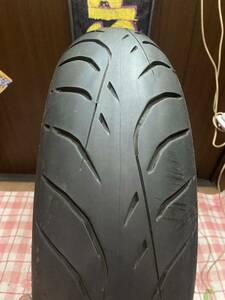 中古MCタイヤ 2022年製造 DUNLOP SPORTMAX ROADSMARTⅣ 160/60ZR17 スポーツマックス ロードスマート4 160 60 17 3122 M3079