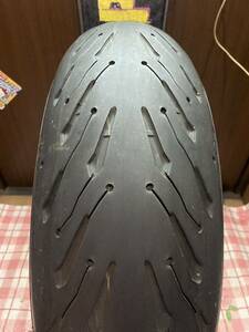 中古MCタイヤ MICHELIN 2CT+ ROAD5 190/55ZR17 ミシュラン ロード5 190 55 17 1719 M3087