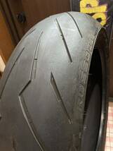 中古MCタイヤ PIRELLI DIABLO ROSSOⅢ 190/55ZR17 ピレリ ロッソ3 190 55 17 5119 M3093_画像2