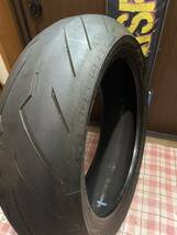 中古MCタイヤ PIRELLI DIABLO ROSSOⅢ 190/55ZR17 ピレリ ロッソ3 190 55 17 5119 M3093_画像4