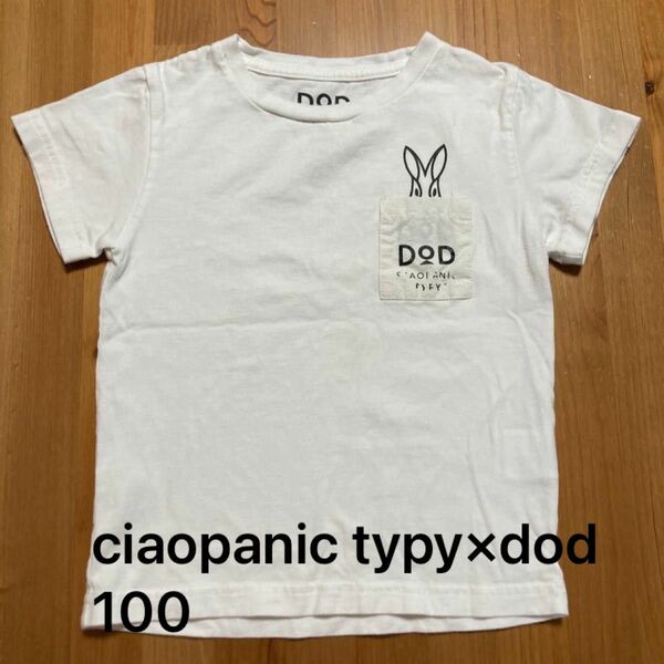 ciaopanic typy×dod コラボTシャツ 白 100サイズ