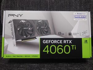 新品未開封！　PNY VCG4060T8DFXPB1 GeForce RTX 4060 Ti 8GB