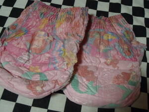  new goods unused *m- knee * water game pants *moony* L size 9~14kg* for girl *2 pieces set * Ariel pattern * free shipping 