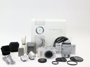 ●○【良品】OLYMPUS PEN E-PL8 EZダブルズームキット ミラーレス一眼カメラ オリンパス○●020884001m○●