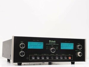 ■□McIntosh MA6400 プリメインアンプ マッキントッシュ 正規品□■020220003□■