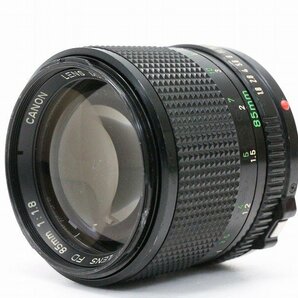 ●○Canon New FD 85mm F1.8 カメラレンズ 中望遠 単焦点 FDマウント キャノン○●019585025○●の画像2