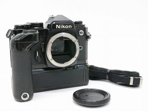 ●○Nikon FE2/MD-11 フィルム 一眼レフカメラ ボディ モータードライブ Fマウント ニコン○●021067001○●