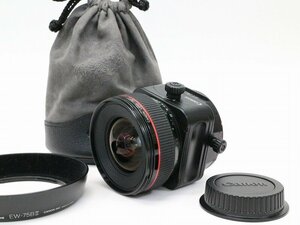 ●○Canon TS-E 24mm F3.5 L カメラレンズ 広角 アオリ EFマウント キャノン ポーチ付○●019585029Jm○●