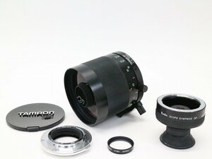 ●○TAMRON 55BB SP 500mm F8/Kenko SCOPE EYEPIECE OP カメラレンズ 超望遠 ミラー アダプトール2 OMマウント タムロン●021178004J○●