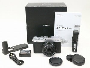 ●○【良品・総シャッター数2800回以下】FUJIFILM X-E4/XF 27mm F2.8 R WR ミラーレス 一眼カメラ Xマウント 富士フィルム●021167006m○●