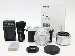 ●○【総シャッター数1200回以下】Nikon 1 J5 ダブルレンズキット ミラーレス 一眼カメラ 1マウント ニコン○●021179001○●