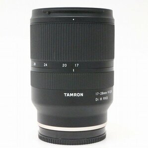 ●○【良品】TAMRON A046 17-28mm F2.8 Di III RXD SONY カメラレンズ 広角 ズーム ソニーEマウント タムロン○●021166001○●の画像3