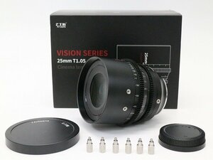 ●○【美品・元箱付】7Artisans 25mm T1.05 FUJIFILM カメラレンズ 広角 シネマレンズ 富士フィルムXマウント 七工匠○●021167004m○●