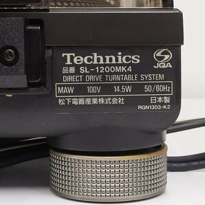 ■□Technics SL-1200MK4 レコードプレーヤー テクニクス□■019369003□■の画像7