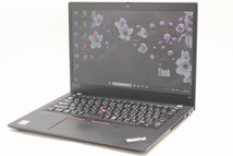 中古美品 フルHD 13.3型 Lenovo ThinkPad X13 Gen1 Type-20T3 Windows11 10世代 i5-10310u 8GB NVMe 256GB-SSD カメラ 無線Wi-Fi6 Office付_画像2