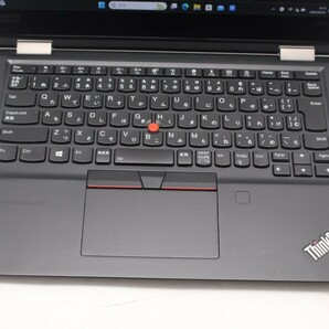 中古 フルHD タッチ 13.3型 Lenovo ThinkPad X390 Yoga Windows11 八世代 i5-8365U 16GB NVMe 256GB-SSD カメラ 無線 Office付 管:1348mの画像8