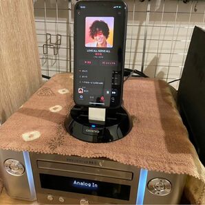 ONKYO DS-A1XP iPod専用ドック Apple純正ライトニング変換コネクタ付 iPhone接続可