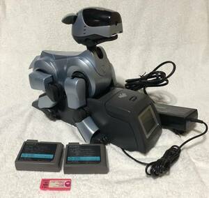 SONY AIBO Sony Aibo ERS-210 virtual pet robot dog charger battery 2 piece set 