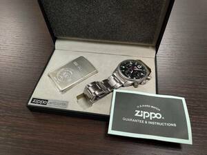 #25467B ★未使用☆ ZIPPO ライター 1932 LIMITED EDITION 時計 不動 時計は錆びあり