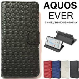 AQUOS EVER SH-02J/U SHV37チェック柄 手帳型ケースDisney mobile DM-01J/SH-M04/SH-M04-A AQUOS L UQ mobile/L2 UQ mobile