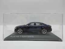 1/43　アウディ ディーラー特注品 Audi RS7 Sportback　RS7スポーツバック　ミニカー_画像1