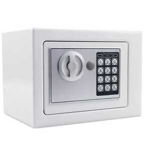  new goods free shipping electron safe small size safe store office work place home use safe numeric keypad white 