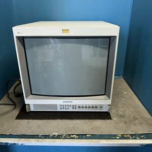 ★岐阜発　①△SONY/ソニー/カラービデオモニター△PVM-20550M/TRINITRON COLOR VIDEO MONITOR/通電確認/電源コード付/現状品　R6.4/12★