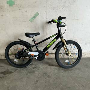 (B)* Gifu departure ^ d-bike MASTER18 / for children bicycle / 18 -inch / Kids bike / crime prevention equipped / present condition goods R6.4/27*